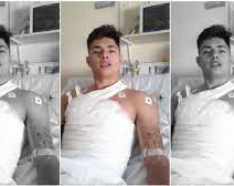 El atleta quemado con agua hirviendo habló y pidió "que se haga justicia"