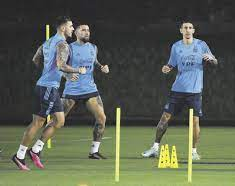 La Selección prueba con Di María y resguardando a los titulares