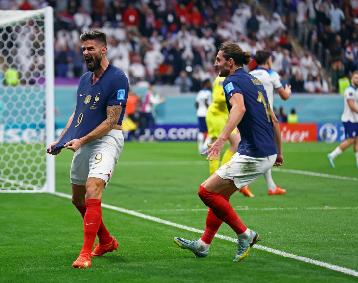 Francia pudo con Inglaterra y es semifinalista 