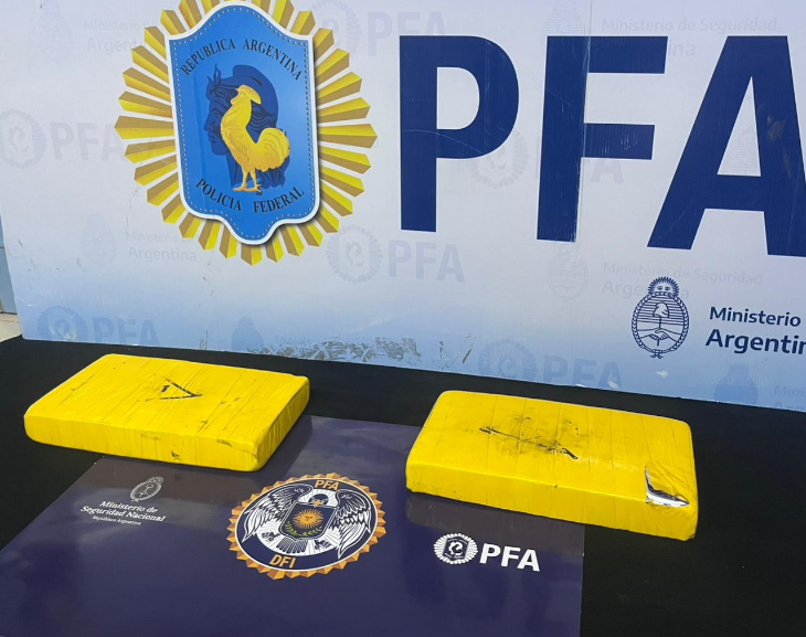 Secuestran dos kilográmos de cocaína en Pocito