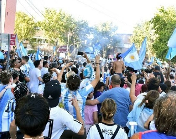 Si Argentina se consagra en el mundial, no vas a poder fesjetar en el centro