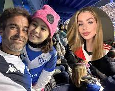 Nicolás Cabré fue a la cancha con Rufina y la China Suárez reaccionó con un mensaje inesperado