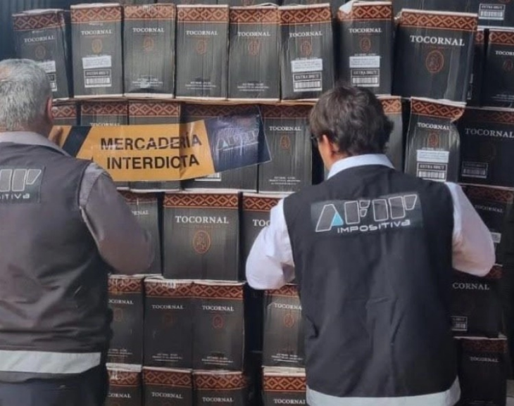 Operativo de AFIP incautó un cargamento de vinos valuado en mas de $16 M