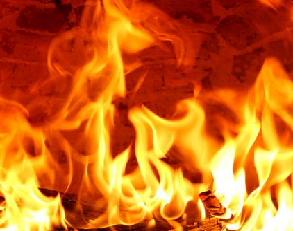 A través de las cámaras descubrieron un incendio en Rawson