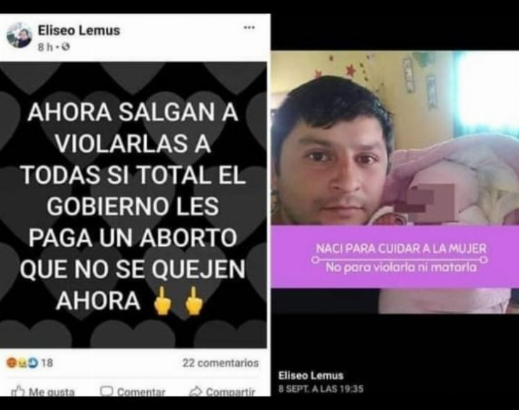 "Salgan a violarlas", manifestó un locutor calingastino sobre el Aborto