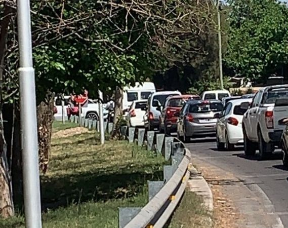 Caos en el tránsito por reclamos en la Ruta 40 Sur