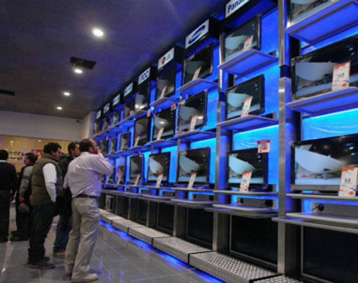 Se activó la venta de televisores por el mundial