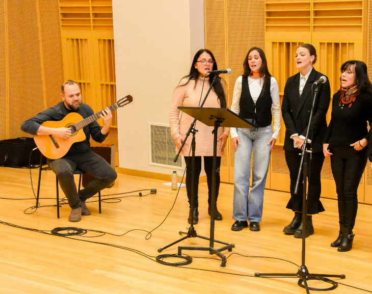 Música brasilera en el Hall del Teatro del Bicentenario