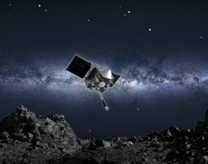 La NASA descendió una nave en un asteroide para tomar fotos