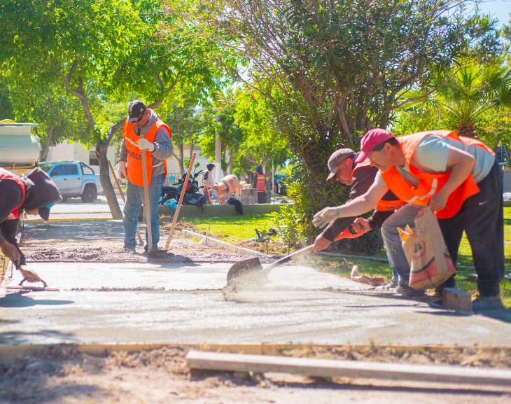 Miodowsky renueva el corazón del barrio Camus: veredas, juegos, luminarias y una plaza que vuelve a brillar