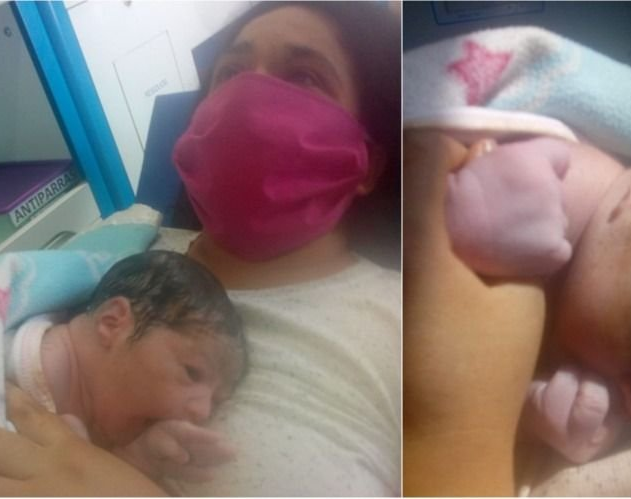 En 25 de Mayo, tres policias parteros salvaron la vida de una mamá y su hijo