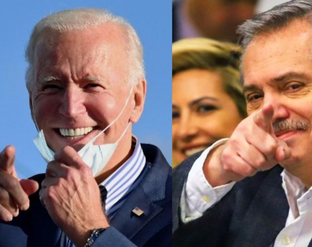 Alberto Fernández saludó al nuevo presidente norteamericano Joe Biden