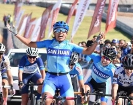Maribel Aguirre le dió un nuevo oro a San Juan y es la nueva campeona de ciclismo de ruta 