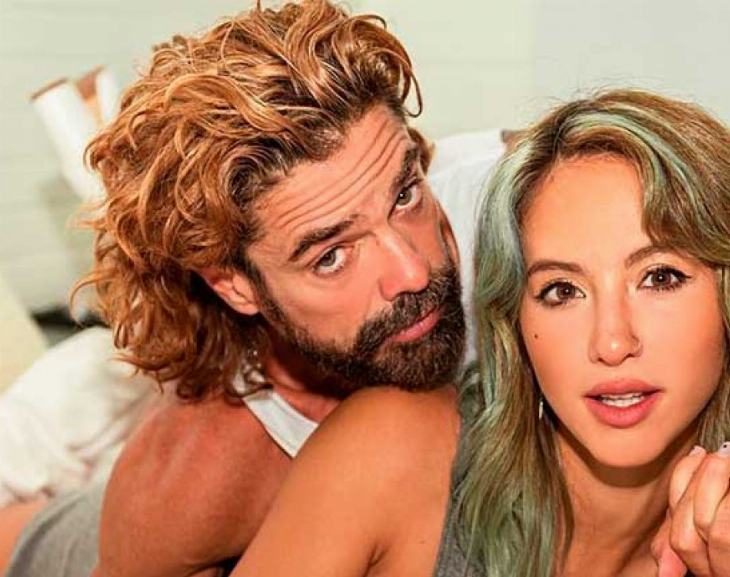 Luciano Castro generó una catarata de memes con un posteo junto a Flor Vigna: "Empezó su marianomartinización"
