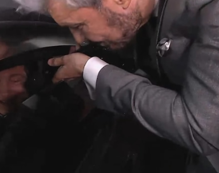 Javier Milei fue a buscar a Fátima Florez a Bailando 2023 pero trató de evitar responder las preguntas de Marcelo Tinelli