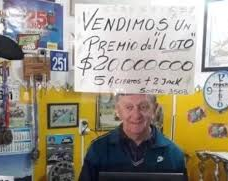 ¡Buena suerte! Un afortunado de San Juan se quedó con los $20 millones del Loto