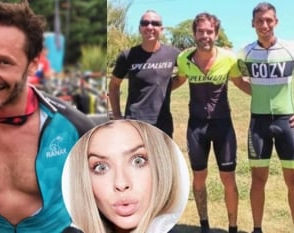 Los ex de la China Suárez, Benjamín Vicuña y Nicolás Cabré, compitieron en el Triatlón Ironman