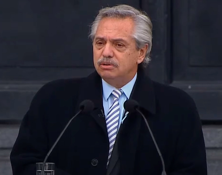 Alberto Fernández respaldó a los movimientos sociales 