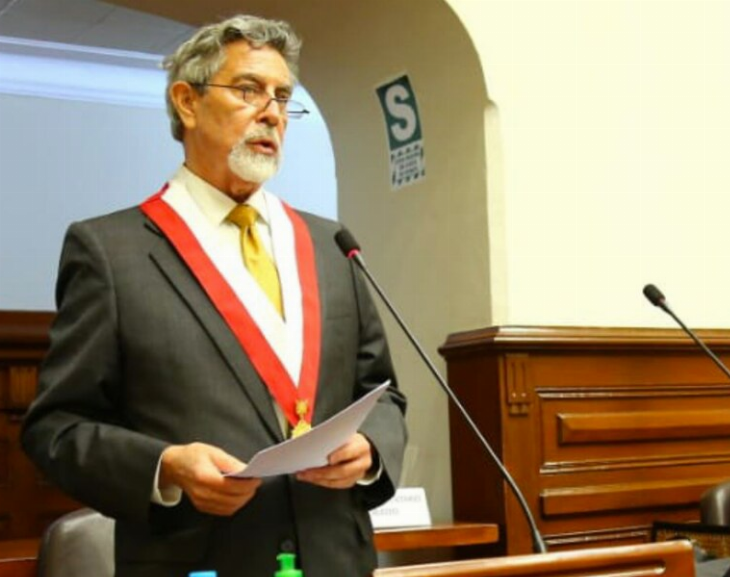 Perú designó presidente interino hasta las elecciones
