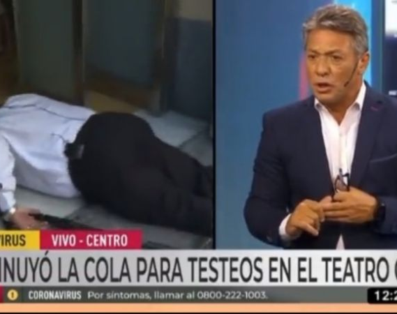 Un cronista se descompensó al aire por las altas temperaturas