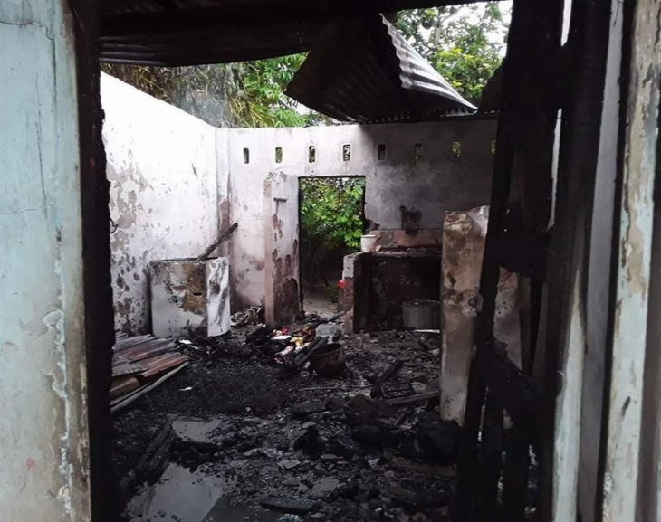 Un hombre murió al incendiarse su casa