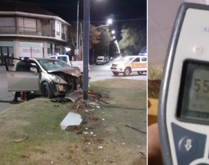 Un argentino superó el récord mundial de alcoholemia al conducir con 5,50 gramos por litro