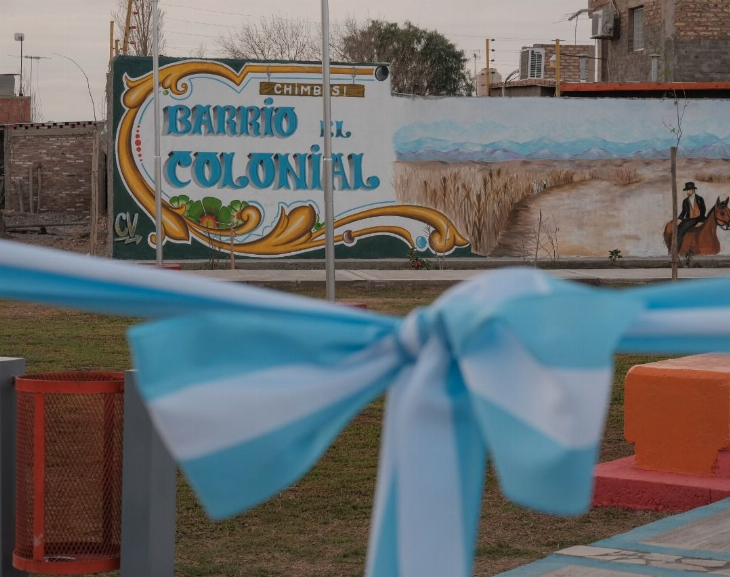 Respetando su historia, en Chimbas pusieron en valor la plaza del Barrio Colonial