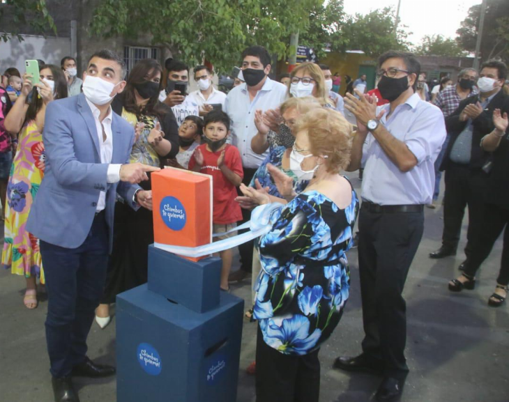 Chimbas celebró el aniversario con inauguraciones
