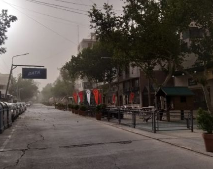 El alivio tras la llegada del viento sur