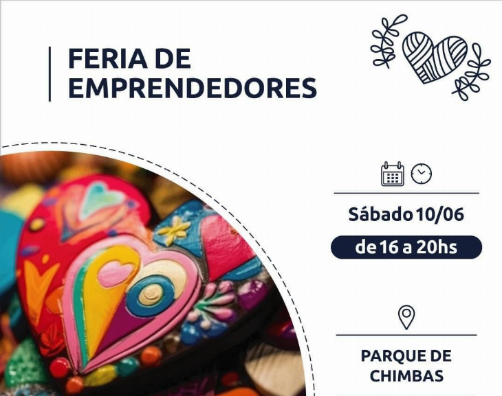 Chimbas organizó una feria de artesanías por la llegada del Día del Padre