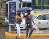 Nuevamente se esperan tormentas para la jornada de hoy con una máxima de 34 grados