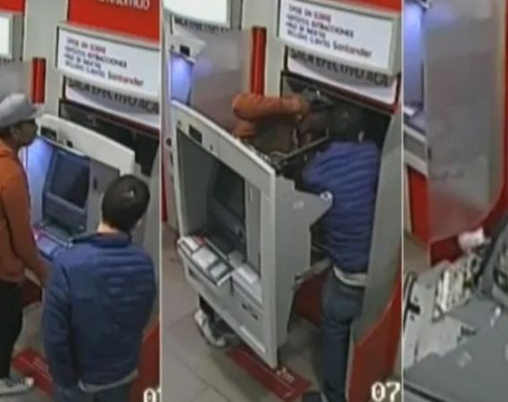 Recalculando: abrieron dos cajeros pero no tenían plata y los terminaron atrapando