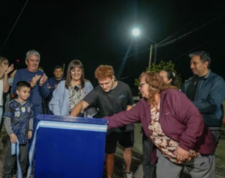 Loteo Nazareno renovó su iluminación y Chimbas proyecta una nueva plaza para los vecinos