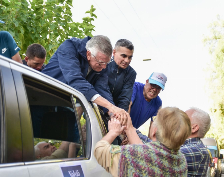 Fuerte agenda de Gioja y Gramajo en Ullum y Zonda