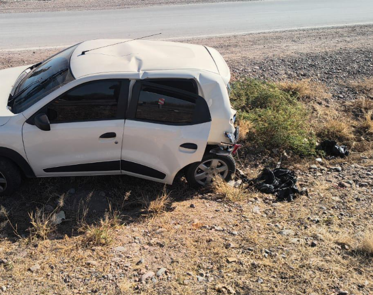 Ruta 40: una mujer terminó hospitalizada tras ser embestida por una camioneta