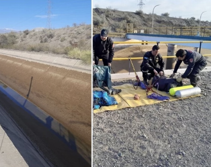 Hallan muerto a un hombre en un canal: se trata de Carrizo