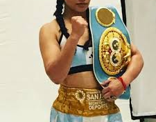 Le robaron una valija a Leonela Yudica donde llevaba el cinturón de campeona mundial 
