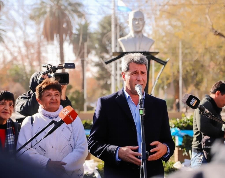 Uñac, en el acto de Perón: "El año que viene, el Frente de Todos va a ganar en San Juan"
