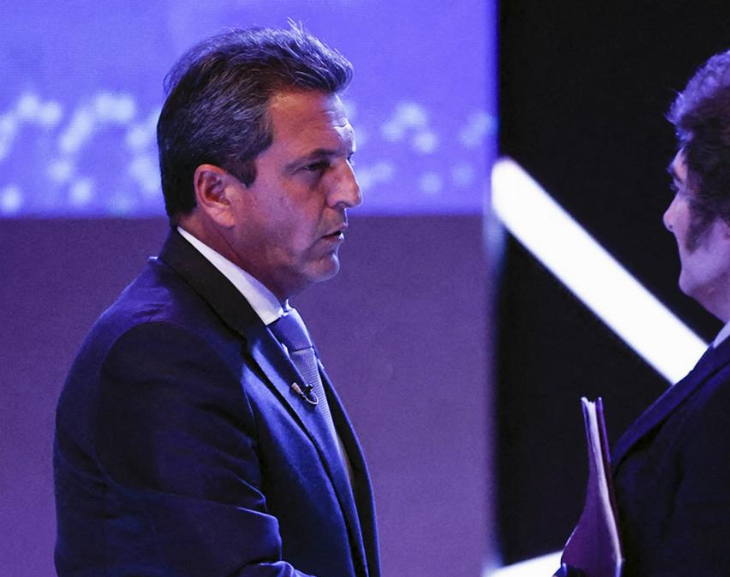 Cómo llegan Massa y Milei al debate, a una semana del balotaje presidencial