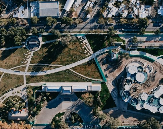 Así se ve desde el aire el nuevo Parque Belgrano antes de inaugurarse