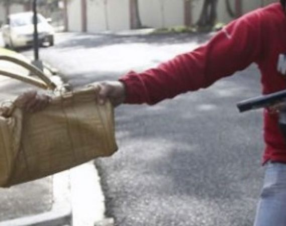 Persecución a un motochorro que había robado la cartera de una mujer en pleno centro 