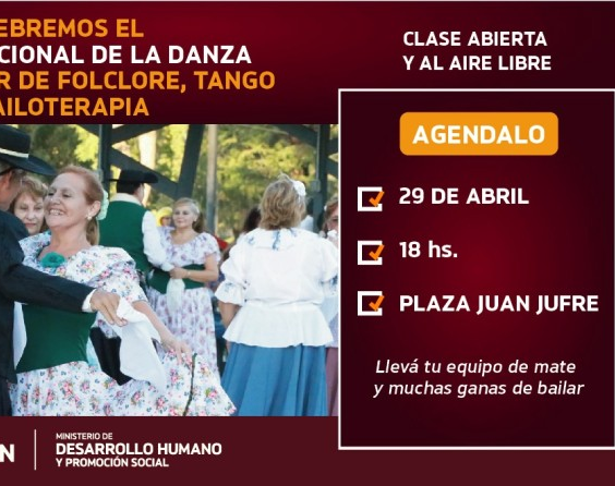 Por el Día de la Danza, personas mayores ofrecerán un taller abierto