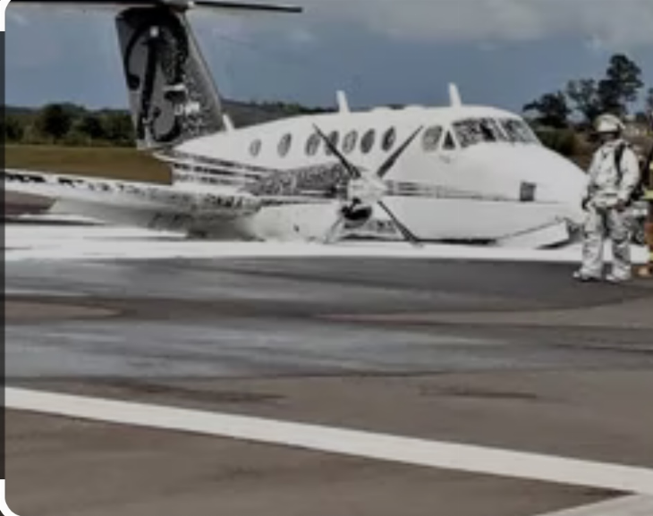 A un avión se le rompió el tren delantero y tuvo que aterrizar de emergencia en el aeropuerto de Salta