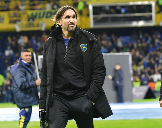 Diego Martínez fue presentado oficialmente en Boca Juniors tras dejar de ser el entrenador de Huracán