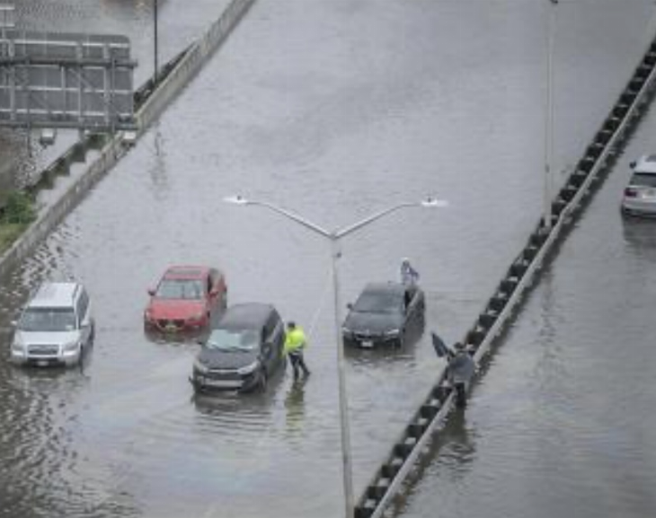 Nueva York, en emergencia por las inundaciones provocadas por las lluvias