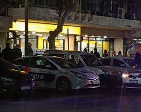 Revuelo en un banco sanjuanino por un celular 