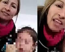 Una mujer golpeó a su hija de 3 años para extorsionar a su ex, quedó grabada