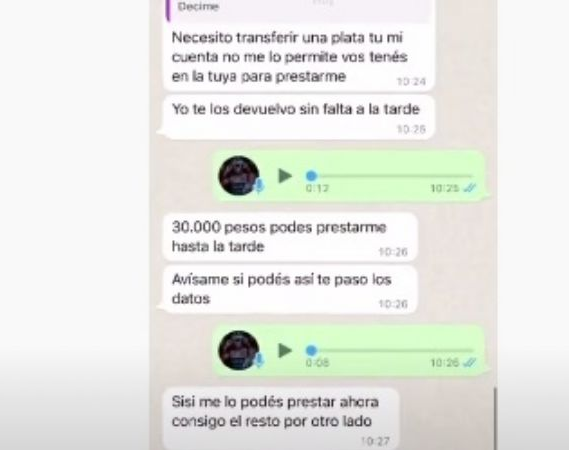 Nadie se salva: hackearon el whatsapp de un famoso deportista y estafaron a otro