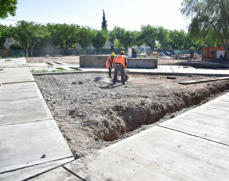 En Chimbas, continúan las obras en todos los barrios