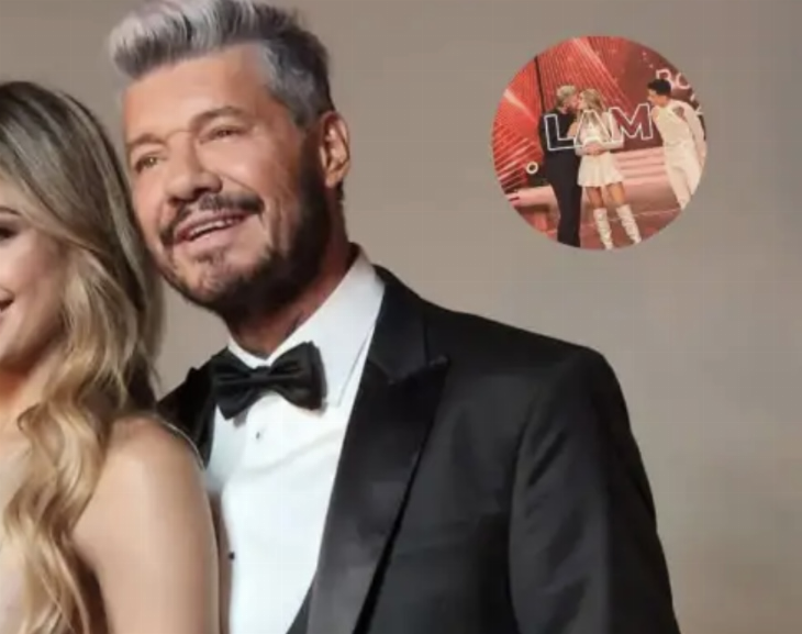 Marcelo Tinelli y Milett Figueroa sellaron su romance con un romántico beso en la pista del Bailando 2023